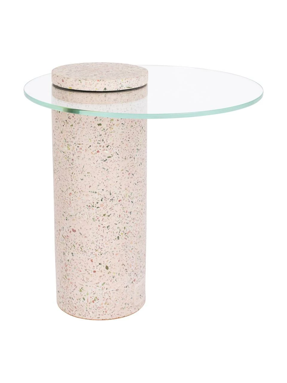Zuiver Table d'appoint avec base en terrazzo Rosalina, Ø 40 x haut. 45 cmDisponibilité limitée 1 Zuiver Table d'appoint avec base en terrazzo Rosalina, Ø 40 x haut. 45 cmDisponibilité limitée