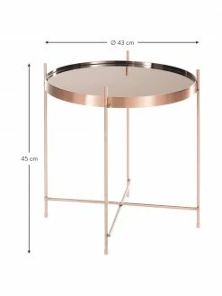 Zuiver Table d'appoint avec plateau amovible Cupid, Ø 43 x haut. 45 cm -furniture Soldes Table dappoint avec plateau amovible Cupid 20