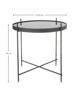 Zuiver Table d'appoint avec plateau amovible Cupid, Ø 43 x haut. 45 cm -furniture Soldes Table dappoint avec plateau amovible Cupid 9