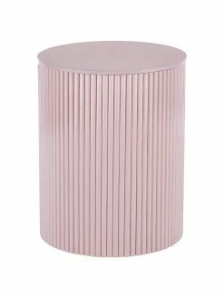 Westwing Collection Table d'appoint avec rangement Nele, Ø 40 x haut. 51 cm