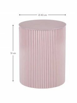 Westwing Collection Table d'appoint avec rangement Nele, Ø 40 x haut. 51 cm -furniture Soldes Table dappoint avec rangement Nele 15