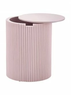 Westwing Collection Table d'appoint avec rangement Nele, Ø 40 x haut. 51 cm -furniture Soldes Table dappoint avec rangement Nele 16