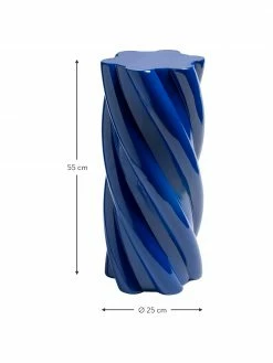 &k amsterdam Table d'appoint bleu foncé Marshmallow, Ø 25 x haut. 55 cm -furniture Soldes Table dappoint bleu fonce Marshmallow 2