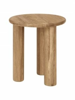 Westwing Collection Table d'appoint bois de chêne Didi, Ø 40 x haut. 45 cm -furniture Soldes Table dappoint bois de chene Didi 10