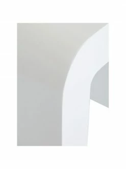 Table d'appoint bois de manguier blanc Lucie, larg. 45 x haut. 40 cmDisponibilité limitée -furniture Soldes Table dappoint bois de manguier blanc Lucie 3