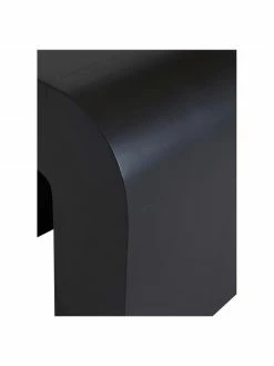 Table d'appoint bois de manguier noir Lucie, larg. 45 x haut. 40 cm -furniture Soldes Table dappoint bois de manguier noir Lucie 3