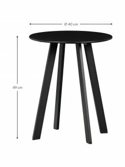 Table d'appoint de jardin Fer, Ø 40 x haut. 49 cm -furniture Soldes Table dappoint de jardin Fer 2