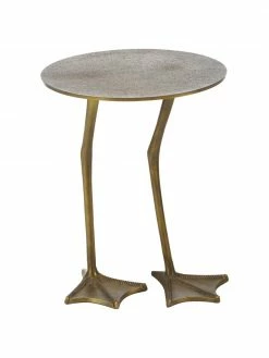 Westwing Collection Table d'appoint design Duck, Ø 35 x haut. 45 cm