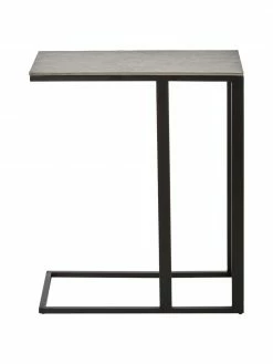 Westwing Collection Table d'appoint design industriel Edge, larg. 45 x haut. 62 cm -furniture Soldes Table dappoint design industriel Edge 10