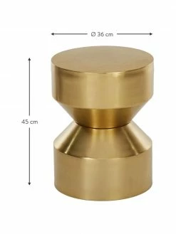 Westwing Collection Table d'appoint dorée Juliana, Ø 36 x haut. 45 cm -furniture Soldes Table dappoint doree Juliana 2