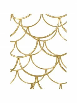 Table d'appoint dorée art déco River, Ø 41 x haut. 50 cm -furniture Soldes Table dappoint doree art deco River 5