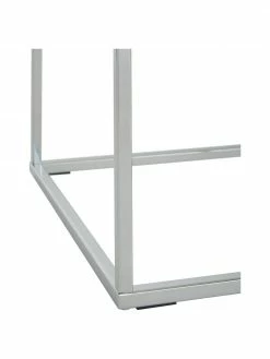 Westwing Collection Table d'appoint en argent plateau en verre Maya, larg. 45 x haut. 50 cm 9 Westwing Collection Table d'appoint en argent plateau en verre Maya, larg. 45 x haut. 50 cm -furniture Soldes Table dappoint en argent plateau en verre Maya 4