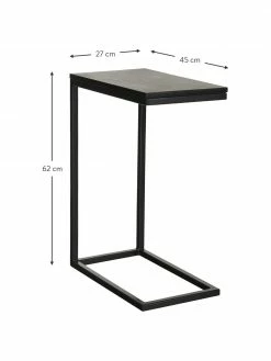 Westwing Collection Table d'appoint en bois de manguier Celow, larg. 45 x haut. 62 cm 9 Westwing Collection Table d'appoint en bois de manguier Celow, larg. 45 x haut. 62 cm -furniture Soldes Table dappoint en bois de manguier Celow 3