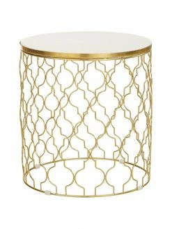 Westwing Collection Table d'appoint en marbre Blake, 2 élém., Lot de différentes tailles -furniture Soldes Table dappoint en marbre Blake 2 elem 3