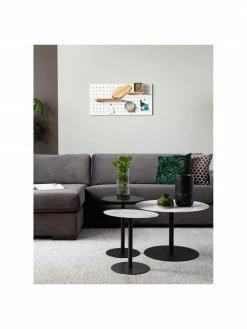 Zuiver Table d'appoint en m&eacute;tal Snow, Ø 35 x haut. 45 cm -furniture Soldes Table dappoint en metal Snow 5