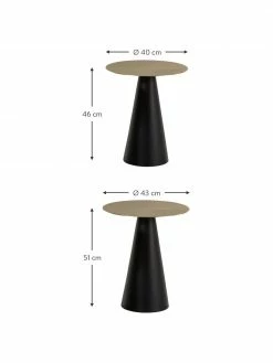 Westwing Collection Table d'appoint en métal Zelda, 2 élém., Lot de différentes tailles 9 Westwing Collection Table d'appoint en métal Zelda, 2 élém., Lot de différentes tailles -furniture Soldes Table dappoint en metal Zelda 2 elem 3