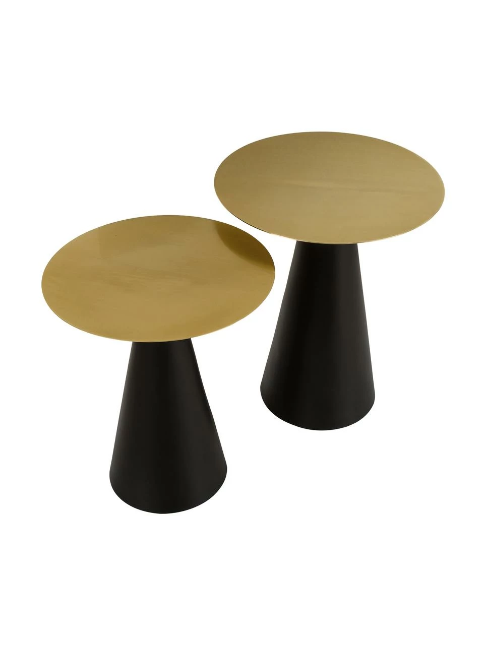 Westwing Collection Table d'appoint en métal Zelda, 2 élém., Lot de différentes tailles 5 Westwing Collection Table d'appoint en métal Zelda, 2 élém., Lot de différentes tailles – Image 5