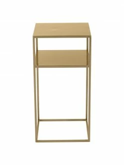 Table d'appoint en métal, couleur laitonnée Tensio, larg. 30 x prof. 30 cm 9 Table d'appoint en métal, couleur laitonnée Tensio, larg. 30 x prof. 30 cm -furniture Soldes Table dappoint en metal couleur laitonnee Tensio 3