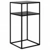 Table d'appoint en métal, noire Tensio, larg. 30 x prof. 30 cm