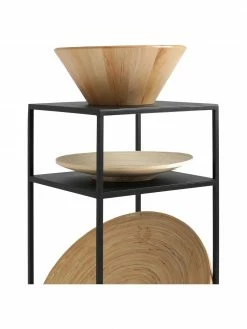 Table d'appoint en métal, noire Tensio, larg. 30 x prof. 30 cm -furniture Soldes Table dappoint en metal noire Tensio 4