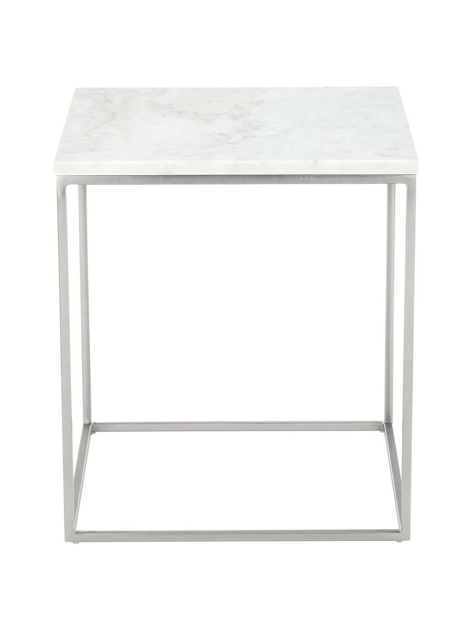 Westwing Collection Table d'appoint marbre Alys, larg. 45 x haut. 50 cm 5 Westwing Collection Table d'appoint marbre Alys, larg. 45 x haut. 50 cm – Image 5