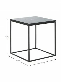 Westwing Collection Table d'appoint marbre Alys, larg. 45 x haut. 50 cm 8 Westwing Collection Table d'appoint marbre Alys, larg. 45 x haut. 50 cm -furniture Soldes Table dappoint marbre Alys 20