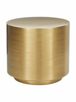 House Doctor Table d'appoint métal couleur laiton Step, Ø 50 x haut. 46 cmDisponibilité limitée