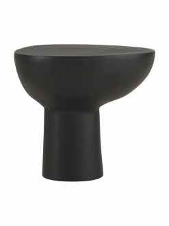 Table d'appoint métal noir Miblo, larg. 51 x haut. 48 cm