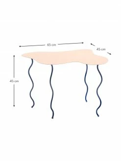 &k amsterdam Table d'appoint métal rose poudré Squiggle, larg. 45 x long. 45 cmSeulement 1 produit disponible 7 &k amsterdam Table d'appoint métal rose poudré Squiggle, larg. 45 x long. 45 cmSeulement 1 produit disponible -furniture Soldes Table dappoint metal rose poudre Squiggle 2