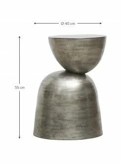 House Doctor Table d'appoint moderne aluminium Heena, Ø 40 x haut. 55 cmSeulement 1 produit disponible -furniture Soldes Table dappoint moderne aluminium Heena 2