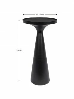 Zuiver Table d'appoint moderne noire Floss, Ø 28 x haut. 56 cm 8 Zuiver Table d'appoint moderne noire Floss, Ø 28 x haut. 56 cm -furniture Soldes Table dappoint moderne noire Floss 2