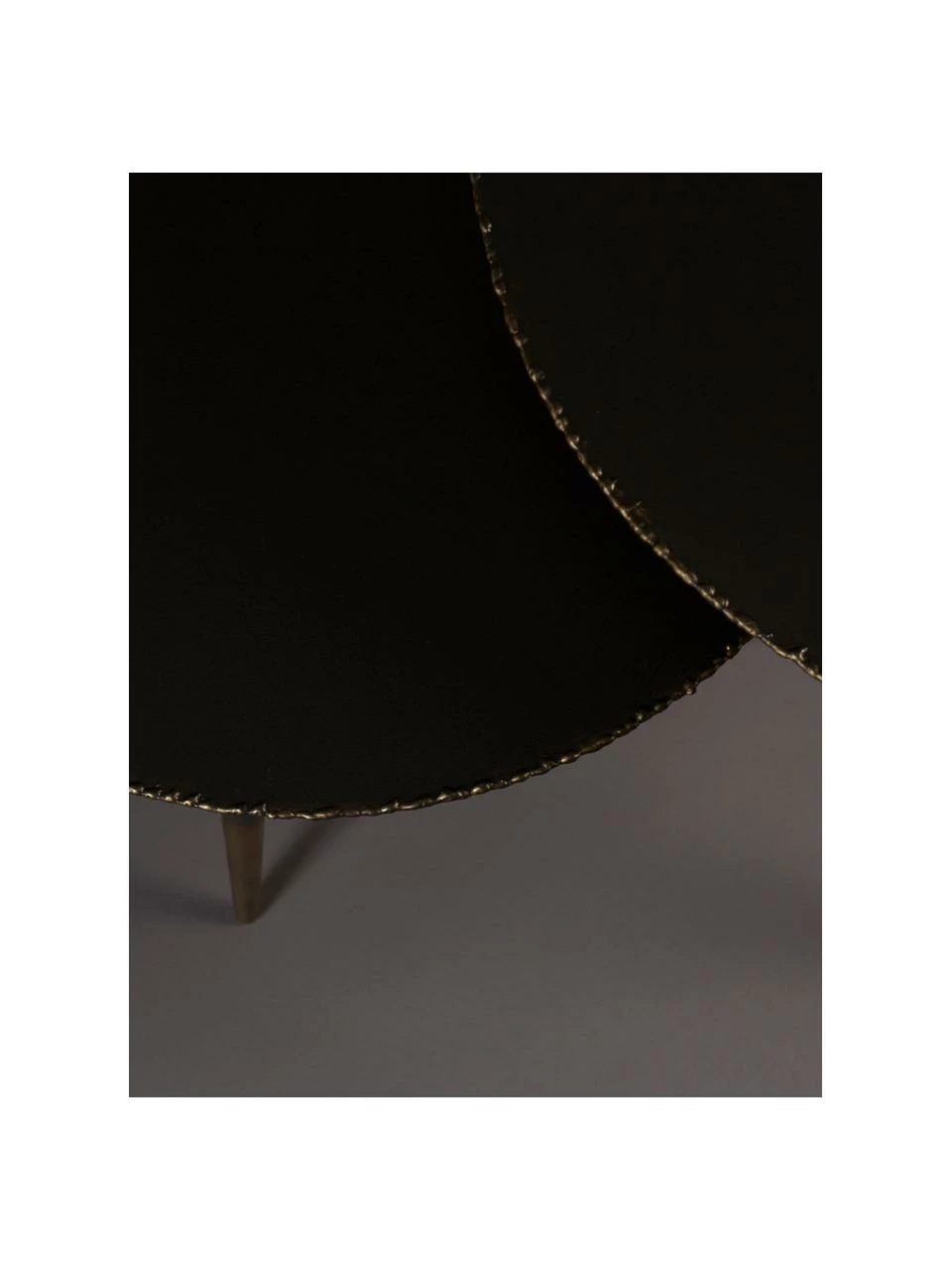 Dutchbone Table d'appoint noir et en doré Stalwart, 2 élém., Lot de différentes tailles 6 Dutchbone Table d'appoint noir et en doré Stalwart, 2 élém., Lot de différentes tailles – Image 6