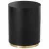 Westwing Collection Table d'appoint noire Clarice, Ø 40 x haut. 50 cm