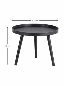 Table d'appoint noire Mesa, Ø 45 cm, Ø 45 x haut. 45 cm 8 Table d'appoint noire Mesa, Ø 45 cm, Ø 45 x haut. 45 cm -furniture Soldes Table dappoint noire Mesa O 45 cm 2
