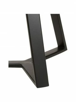 Westwing Collection Table d'appoint noire plateau rond en verre Fortunata, Ø 40 x haut. 51 cm -furniture Soldes Table dappoint noire plateau rond en verre Fortunata 4