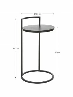 Westwing Collection Table d'appoint ronde Circle, Ø 36 x haut. 66 cm -furniture Soldes Table dappoint ronde Circle 2