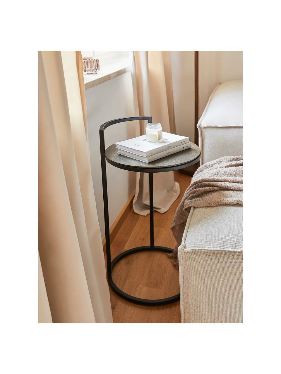 Westwing Collection Table d'appoint ronde Circle, Ø 35 x haut. 66 cm 2 Westwing Collection Table d'appoint ronde Circle, Ø 35 x haut. 66 cm – Image 2