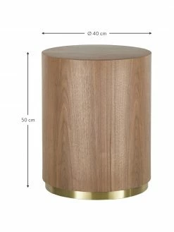 Westwing Collection Table d'appoint ronde Clarice, Ø 40 x haut. 50 cm -furniture Soldes Table dappoint ronde Clarice 2