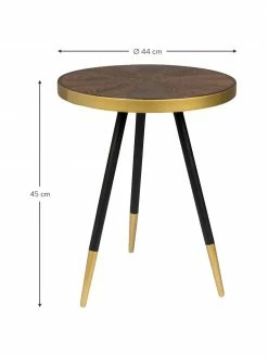 Table d'appoint ronde Denise, Ø 44 x haut. 45 cm -furniture Soldes Table dappoint ronde Denise 2