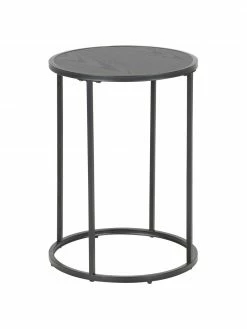 Table d'appoint ronde Seaford, Ø 40 x haut. 55 cm