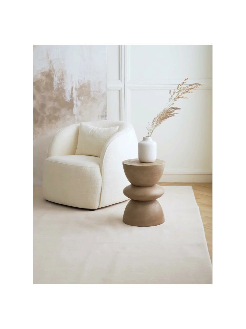 Westwing Collection Table d'appoint ronde bois de manguier Benno, Ø 35 x haut. 50 cm 2 Westwing Collection Table d'appoint ronde bois de manguier Benno, Ø 35 x haut. 50 cm – Image 2