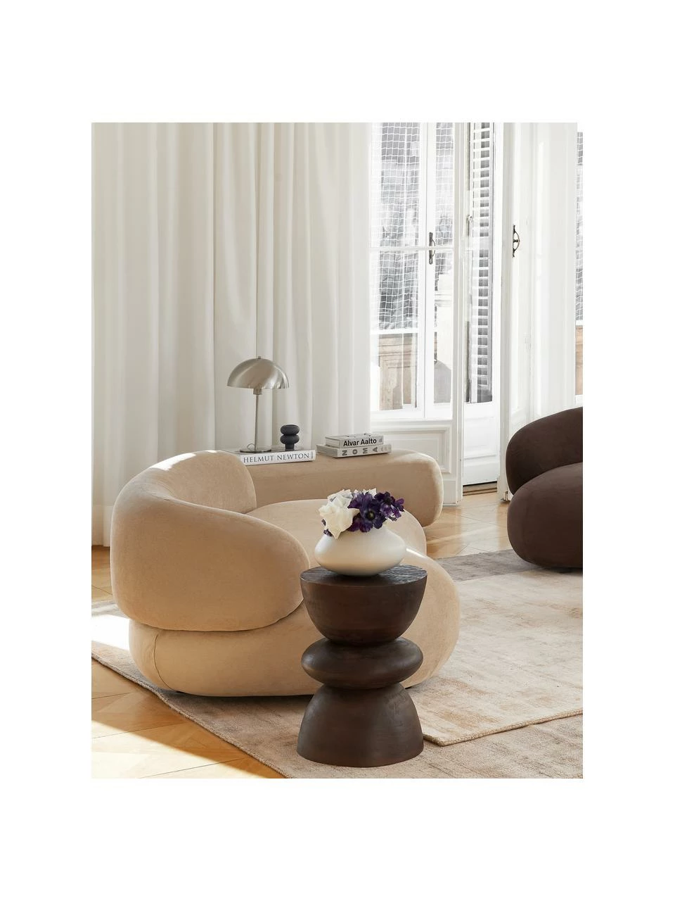 Westwing Collection Table d'appoint ronde bois de manguier Benno, Ø 35 x haut. 50 cm 2 Westwing Collection Table d'appoint ronde bois de manguier Benno, Ø 35 x haut. 50 cm – Image 2