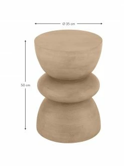 Westwing Collection Table d'appoint ronde bois de manguier Benno, Ø 35 x haut. 50 cm 9 Westwing Collection Table d'appoint ronde bois de manguier Benno, Ø 35 x haut. 50 cm -furniture Soldes Table dappoint ronde bois de manguier Benno 3