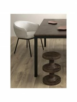 Table d'appoint ronde bois de manguier Retina, Ø 30 x haut. 45 cm 9 Table d'appoint ronde bois de manguier Retina, Ø 30 x haut. 45 cm -furniture Soldes Table dappoint ronde bois de manguier Retina 4