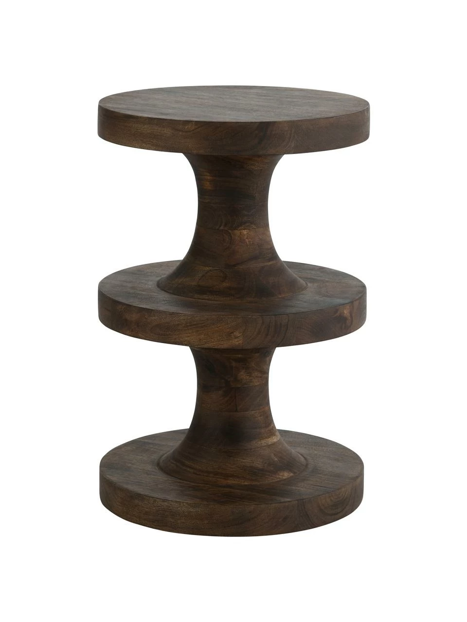 Table d'appoint ronde bois de manguier Retina, Ø 30 x haut. 45 cm 1 Table d'appoint ronde bois de manguier Retina, Ø 30 x haut. 45 cm