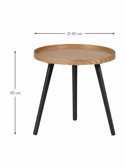 Table d'appoint ronde en bois Mesa, Ø 45 x haut. 45 cm -furniture Soldes Table dappoint ronde en bois Mesa 1