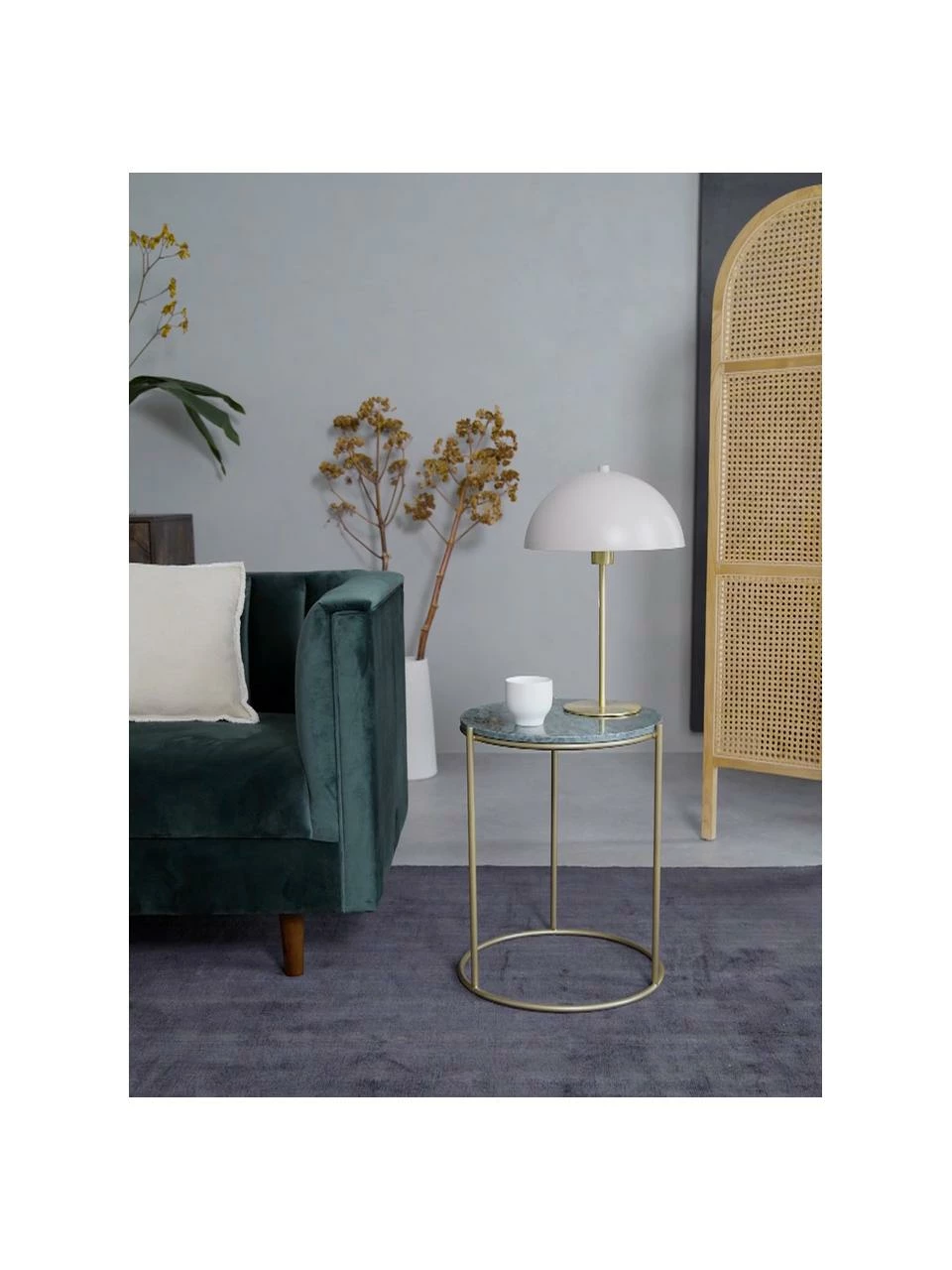 Westwing Collection Table d'appoint ronde en marbre Ella, Ø 40 x haut. 50 cm 2 Westwing Collection Table d'appoint ronde en marbre Ella, Ø 40 x haut. 50 cm – Image 2