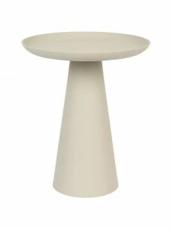 Table d'appoint ronde en métal beige Ringar, Ø 35 x haut. 42 cm