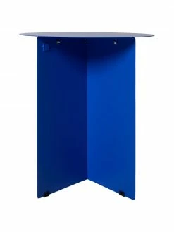 HKliving Table d'appoint ronde métal bleu Dinga, Ø 40 x haut. 45 cm -furniture Soldes Table dappoint ronde metal bleu Dinga 3