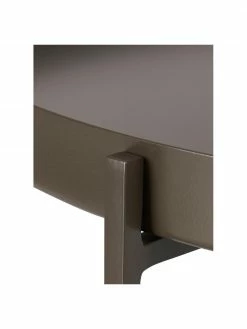 Table d'appoint ronde métal brun foncé George, Ø 57 x haut. 48 cm 7 Table d'appoint ronde métal brun foncé George, Ø 57 x haut. 48 cm -furniture Soldes Table dappoint ronde metal brun fonce George 3